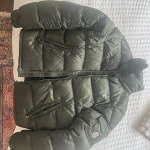 Moncler Boys Size 14 Camo Down Coat